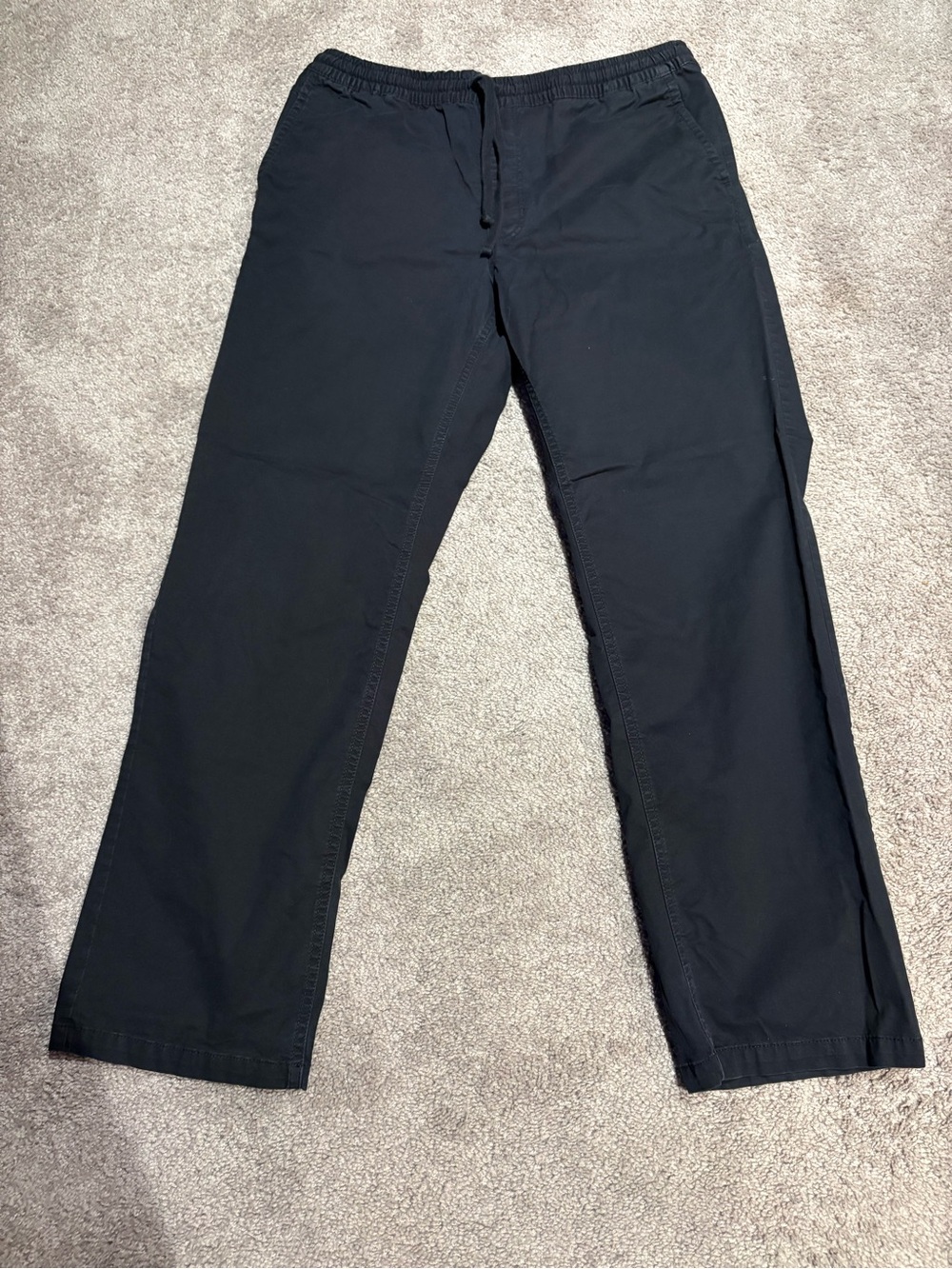 Vans Men's Black elastic waist band  Chino Pants